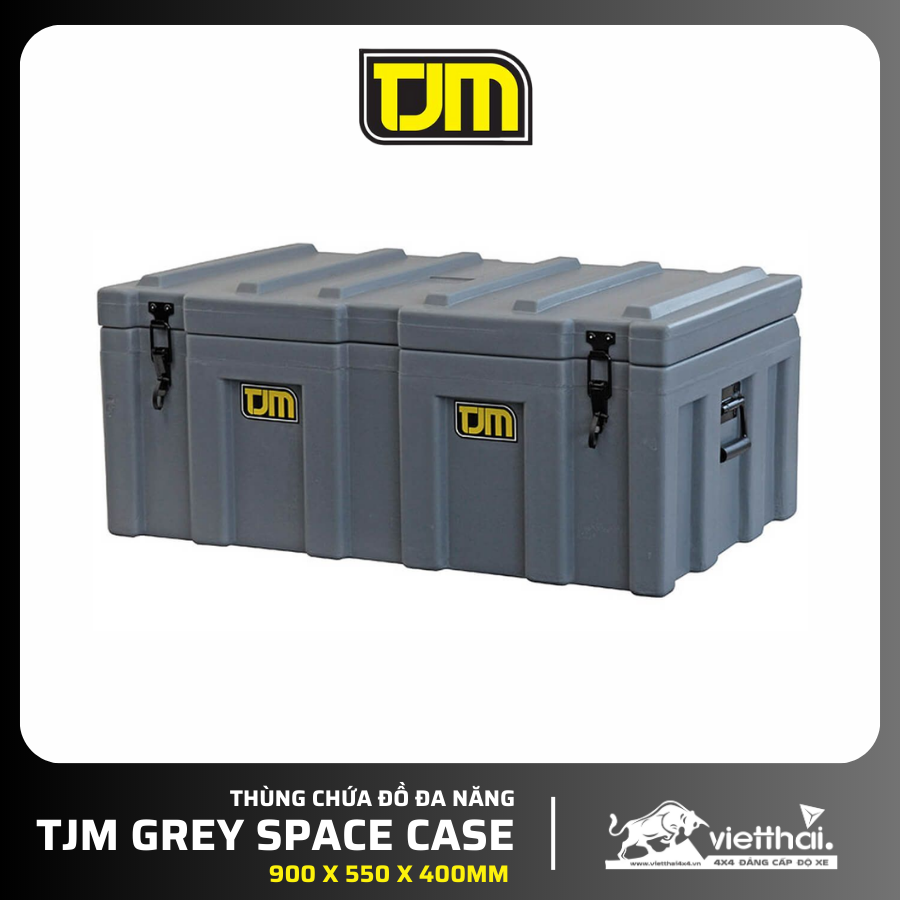 Thùng chứa đồ đa năng TJM Grey Space Case 900 x 550 x 400mm (135L)